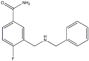 3-[(benzylamino)methyl]-4-fluorobenzamide