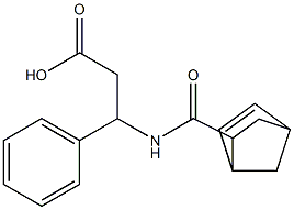 3-[(bicyclo[2.2.1]hept-5-en-2-ylcarbonyl)amino]-3-phenylpropanoic acid Structure