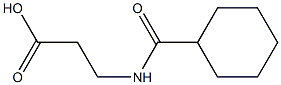 3-[(cyclohexylcarbonyl)amino]propanoic acid Structure