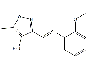 3-[(E)-2-(2-ethoxyphenyl)vinyl]-5-methylisoxazol-4-amine