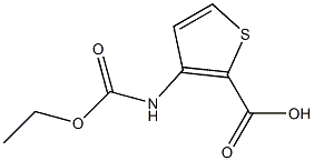 3-[(ethoxycarbonyl)amino]thiophene-2-carboxylic acid,,结构式