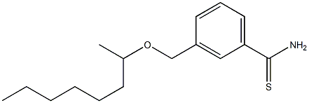  3-[(octan-2-yloxy)methyl]benzene-1-carbothioamide