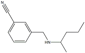 3-[(pentan-2-ylamino)methyl]benzonitrile Struktur