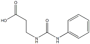 3-[(phenylcarbamoyl)amino]propanoic acid,,结构式