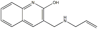 3-[(prop-2-en-1-ylamino)methyl]quinolin-2-ol 结构式