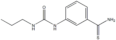 3-[(propylcarbamoyl)amino]benzene-1-carbothioamide 结构式