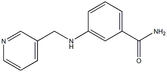 3-[(pyridin-3-ylmethyl)amino]benzamide,,结构式