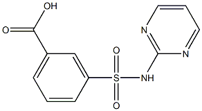 3-[(pyrimidin-2-ylamino)sulfonyl]benzoic acid