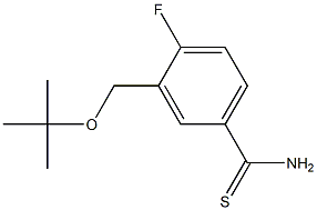  3-[(tert-butoxy)methyl]-4-fluorobenzene-1-carbothioamide