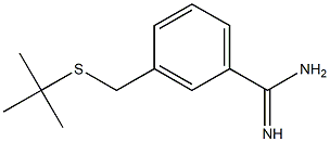 3-[(tert-butylsulfanyl)methyl]benzene-1-carboximidamide|