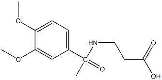  3-[1-(3,4-dimethoxyphenyl)acetamido]propanoic acid