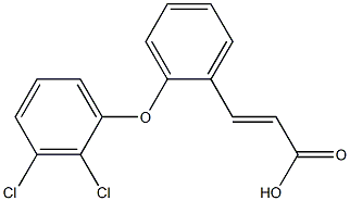 3-[2-(2,3-dichlorophenoxy)phenyl]prop-2-enoic acid