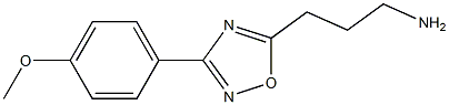  3-[3-(4-methoxyphenyl)-1,2,4-oxadiazol-5-yl]propan-1-amine