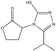 3-[3-(propan-2-yl)-5-sulfanyl-4H-1,2,4-triazol-4-yl]oxolan-2-one