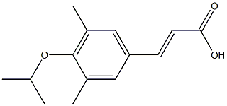 3-[3,5-dimethyl-4-(propan-2-yloxy)phenyl]prop-2-enoic acid