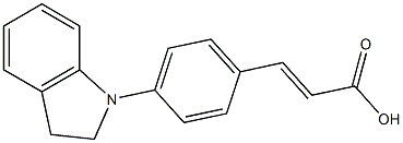 3-[4-(2,3-dihydro-1H-indol-1-yl)phenyl]prop-2-enoic acid|