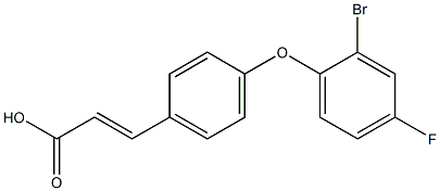 3-[4-(2-bromo-4-fluorophenoxy)phenyl]prop-2-enoic acid