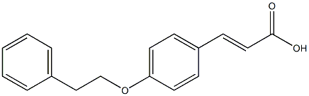 3-[4-(2-phenylethoxy)phenyl]prop-2-enoic acid Struktur