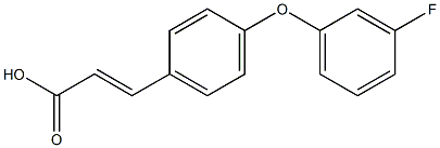 3-[4-(3-fluorophenoxy)phenyl]prop-2-enoic acid