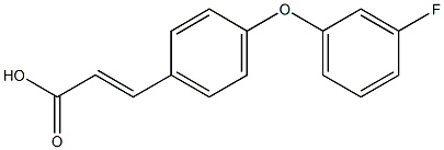 3-[4-(3-fluorophenoxy)phenyl]prop-2-enoic acid|