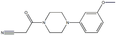 3-[4-(3-methoxyphenyl)piperazin-1-yl]-3-oxopropanenitrile