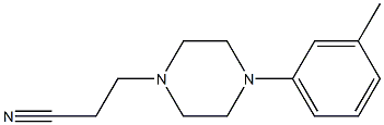 3-[4-(3-methylphenyl)piperazin-1-yl]propanenitrile