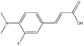 3-[4-(dimethylamino)-3-fluorophenyl]prop-2-enoic acid