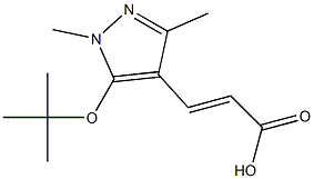 3-[5-(tert-butoxy)-1,3-dimethyl-1H-pyrazol-4-yl]prop-2-enoic acid