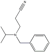 3-[benzyl(isopropyl)amino]propanenitrile 结构式