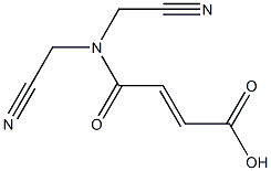 3-[bis(cyanomethyl)carbamoyl]prop-2-enoic acid|