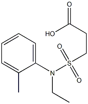 3-[ethyl(2-methylphenyl)sulfamoyl]propanoic acid