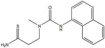 3-[methyl(naphthalen-1-ylcarbamoyl)amino]propanethioamide