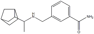 3-{[(1-{bicyclo[2.2.1]heptan-2-yl}ethyl)amino]methyl}benzamide