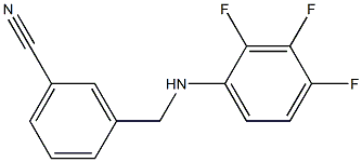  3-{[(2,3,4-trifluorophenyl)amino]methyl}benzonitrile