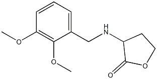 3-{[(2,3-dimethoxyphenyl)methyl]amino}oxolan-2-one Structure