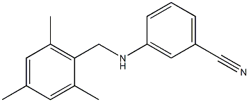  3-{[(2,4,6-trimethylphenyl)methyl]amino}benzonitrile