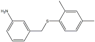 3-{[(2,4-dimethylphenyl)sulfanyl]methyl}aniline|