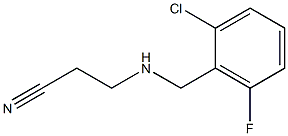 3-{[(2-chloro-6-fluorophenyl)methyl]amino}propanenitrile