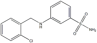 3-{[(2-chlorophenyl)methyl]amino}benzene-1-sulfonamide