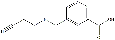  3-{[(2-cyanoethyl)(methyl)amino]methyl}benzoic acid