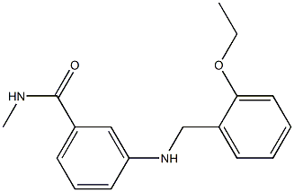 3-{[(2-ethoxyphenyl)methyl]amino}-N-methylbenzamide Structure