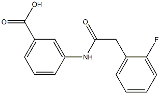 3-{[(2-fluorophenyl)acetyl]amino}benzoic acid