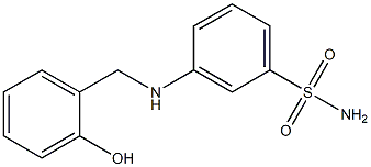 3-{[(2-hydroxyphenyl)methyl]amino}benzene-1-sulfonamide|