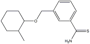 3-{[(2-methylcyclohexyl)oxy]methyl}benzene-1-carbothioamide