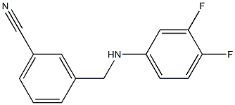 3-{[(3,4-difluorophenyl)amino]methyl}benzonitrile