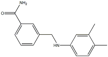 3-{[(3,4-dimethylphenyl)amino]methyl}benzamide