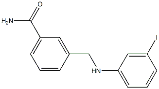 3-{[(3-iodophenyl)amino]methyl}benzamide Structure