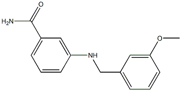 3-{[(3-methoxyphenyl)methyl]amino}benzamide Structure