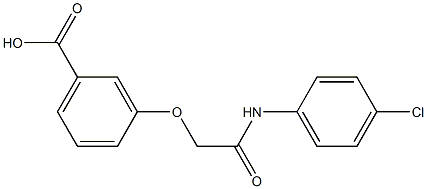  3-{[(4-chlorophenyl)carbamoyl]methoxy}benzoic acid