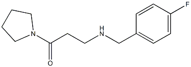 3-{[(4-fluorophenyl)methyl]amino}-1-(pyrrolidin-1-yl)propan-1-one